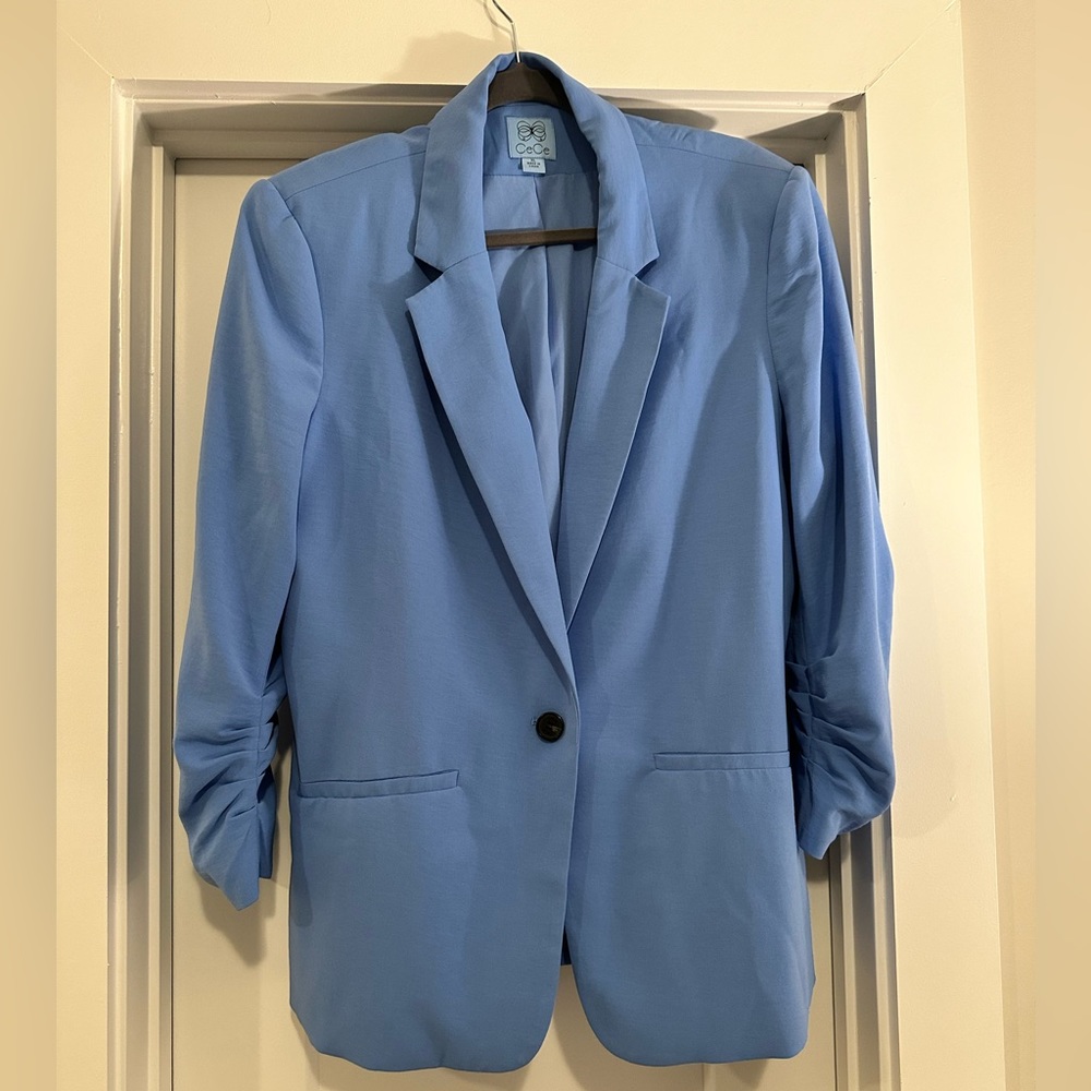 CeCe Sky Blue Blazer